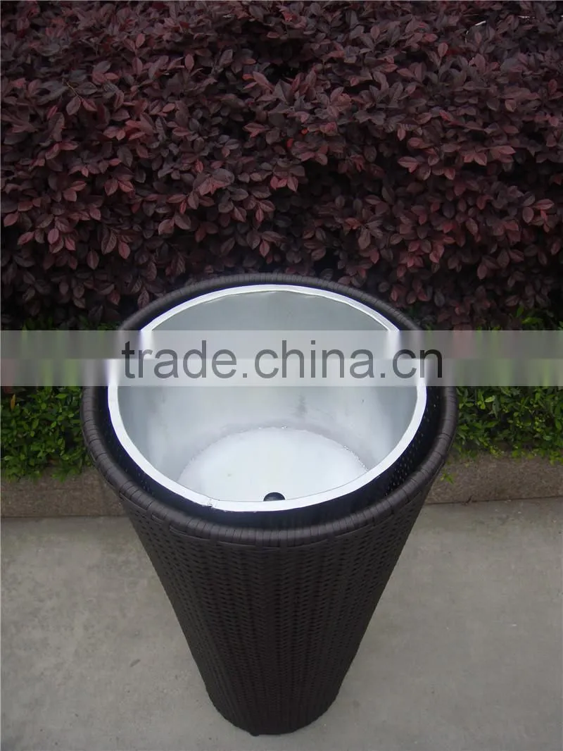Outdoor Garden Supplies 6 Pics Rattan Flowerpot Sets