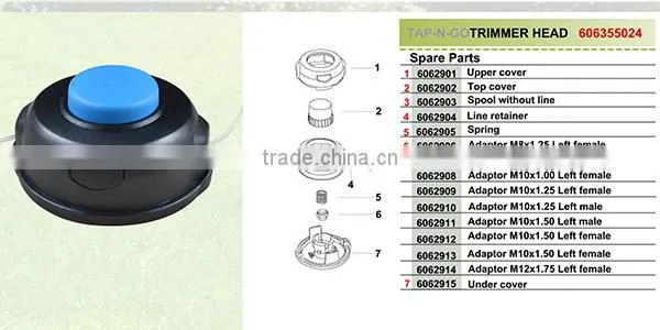 Best String Trimmer Head T-25 M10 LH Thread Parts