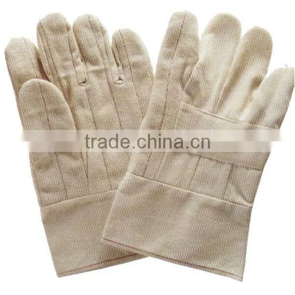 Durable cotton hot mill glove