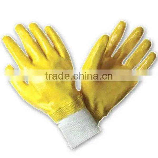 Fully dipped nitrile coated work glove
