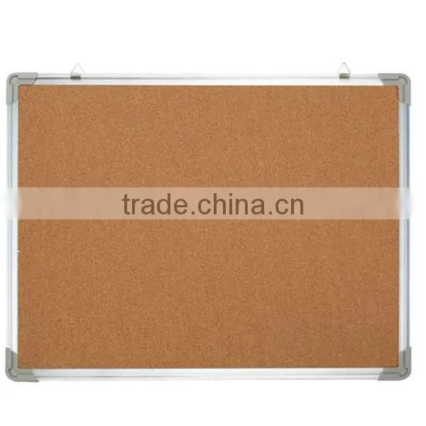 Standard size wholesale magnetic cork bulletin board with aluminium frame