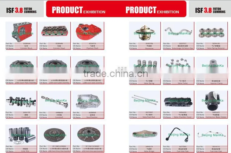 Air Oil Fuel Filter Servicing Kit for Foton Tunland Aumark isf2.8L Diesel Engine