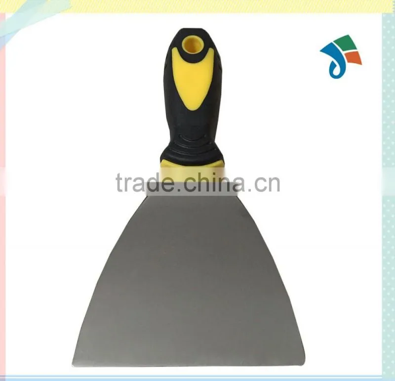 Stainless steel scraper TPR handle putty knife mirror finish