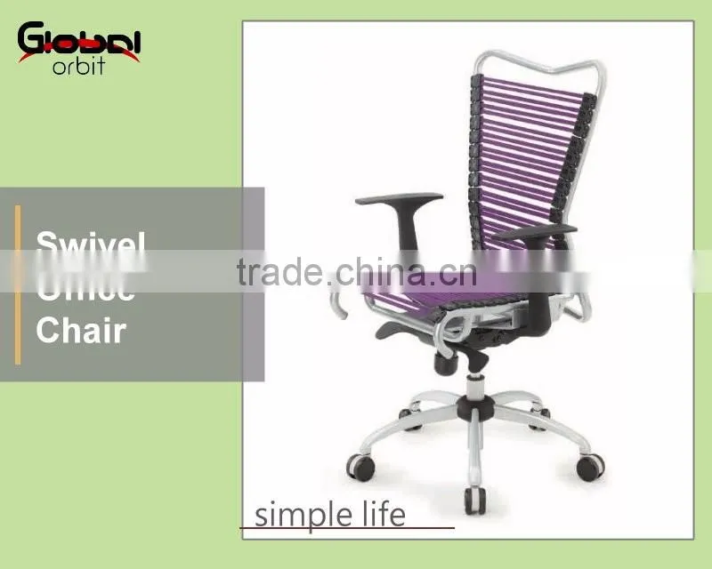 Office furniture swivel chair, good quality executive purple office chair