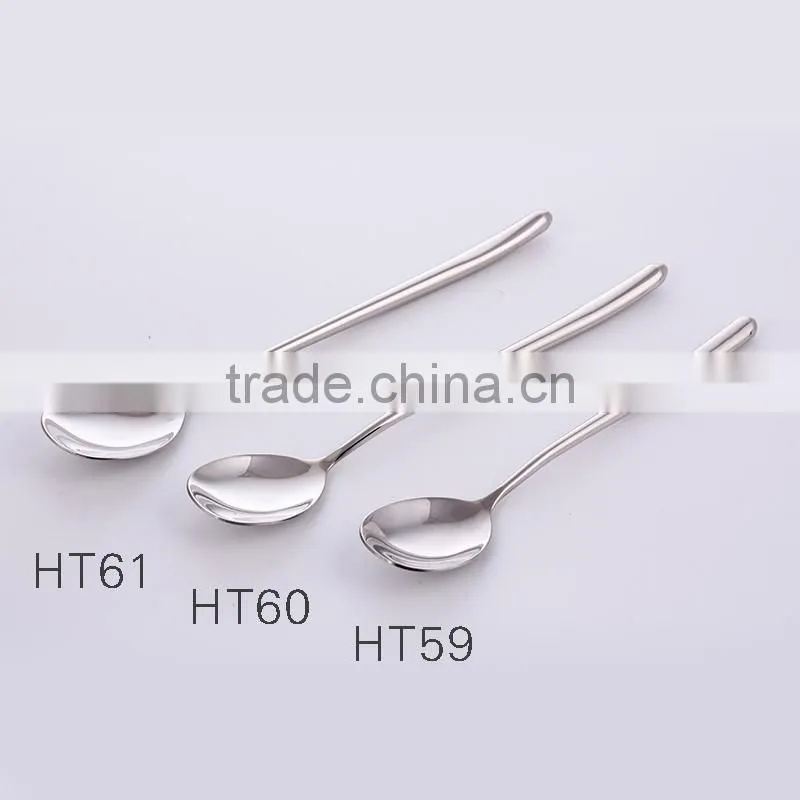 HT 59 Hot sale cheap stainless steel soup spoon