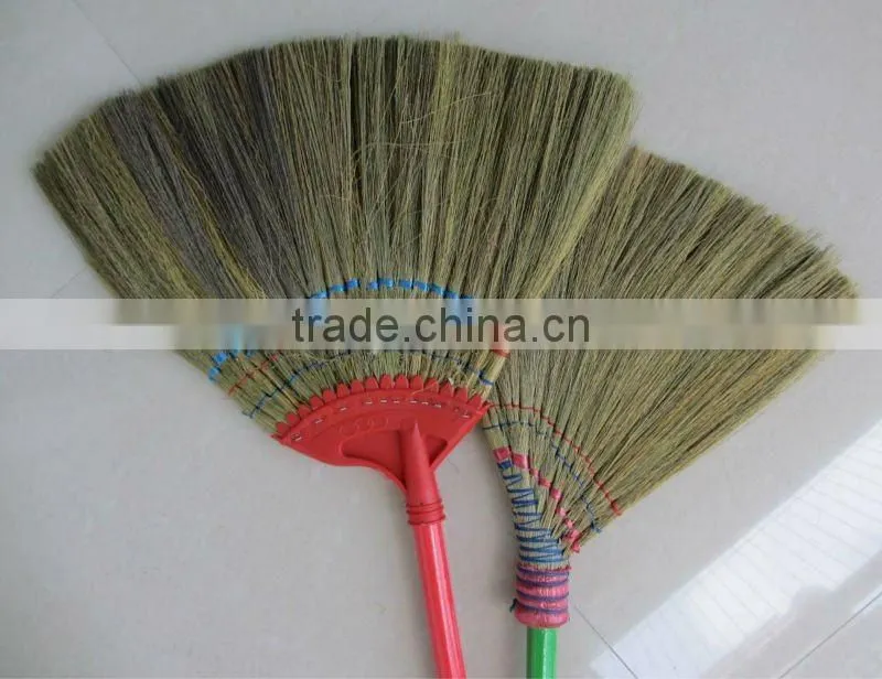 High quality raw material india sweeping grass brooms