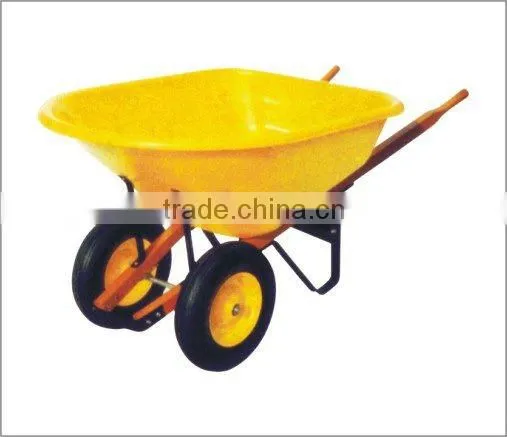 WHEEL BARROW WH8802 DUAL WHEEL PLASTIC PPNILON WHEELBARROWS