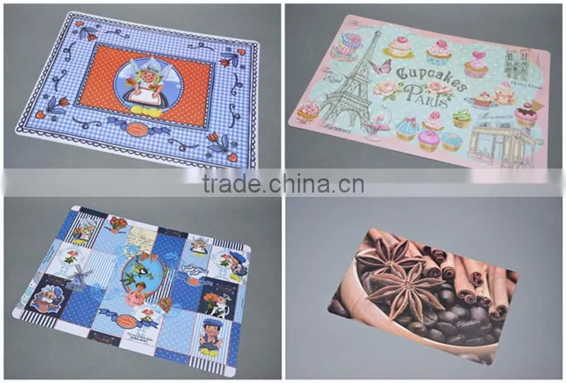 Rectangle Square Corner Design Mats/Placemat