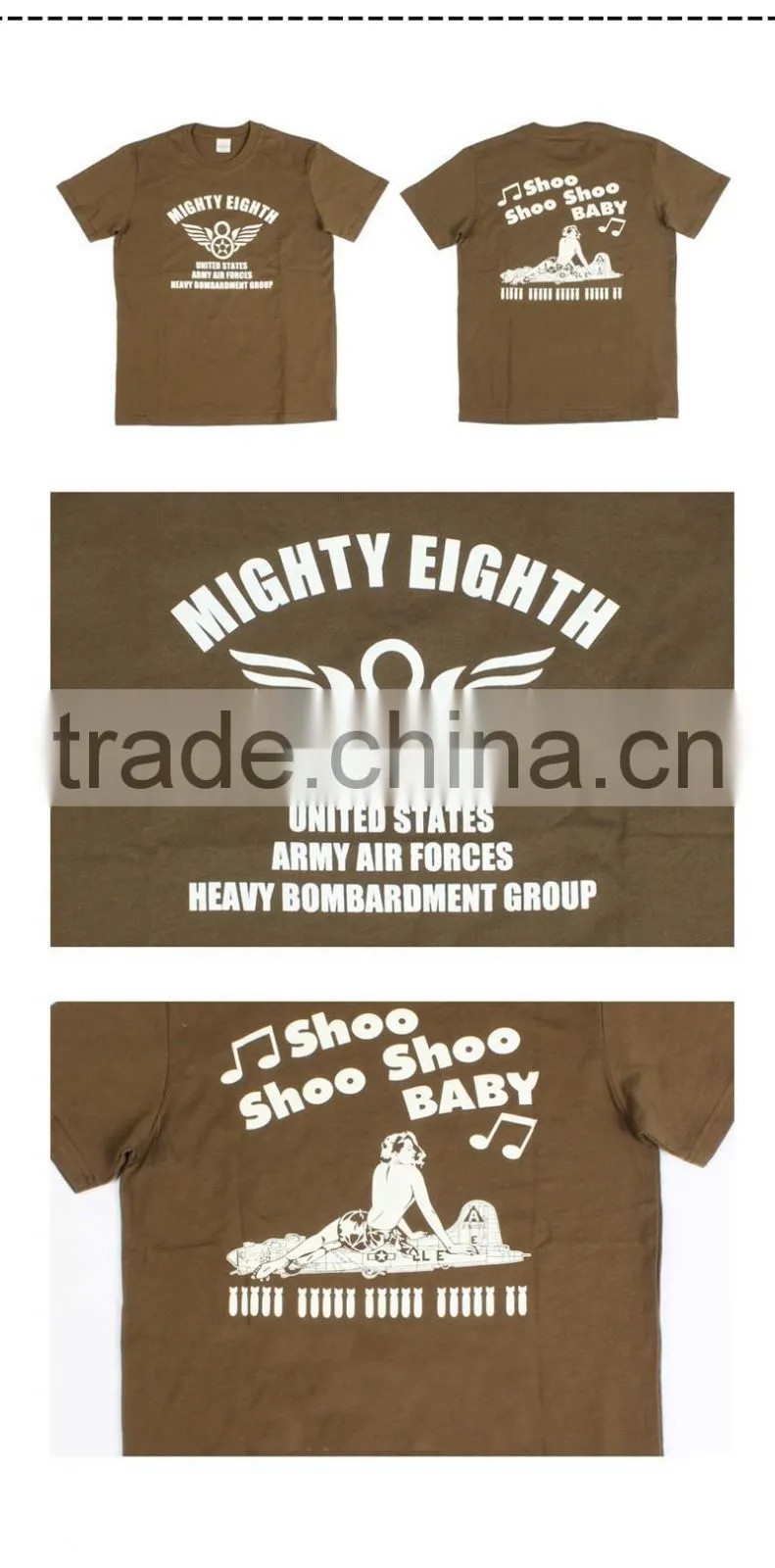 Colorful short Sleeve O-neck Custom Plain T-shirt