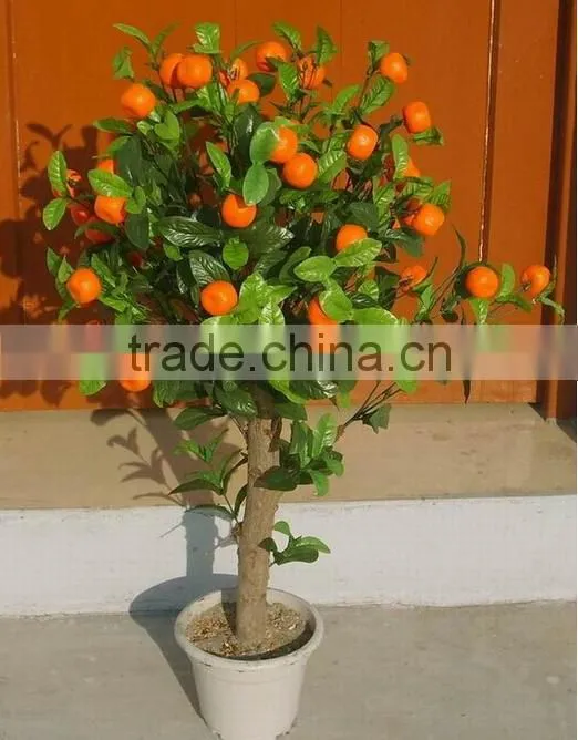 wholesale artificial orange bonsai tree for home decoration