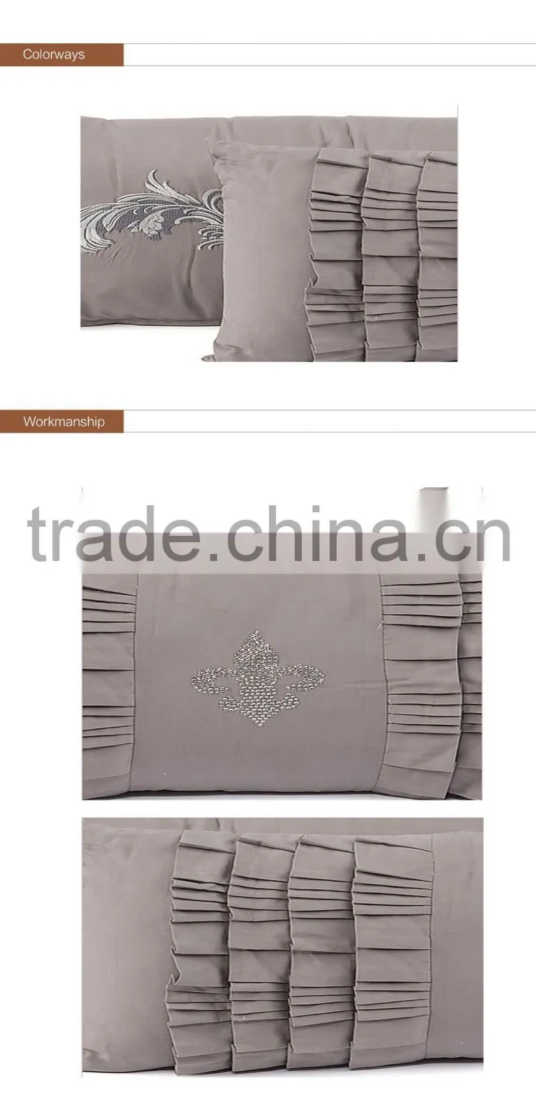 2016 New Design Cushion With Glittering Stones