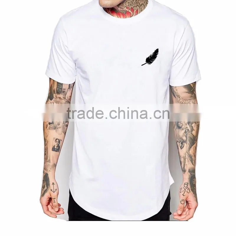 White And Black Screen Printing Two Tone T-shirt