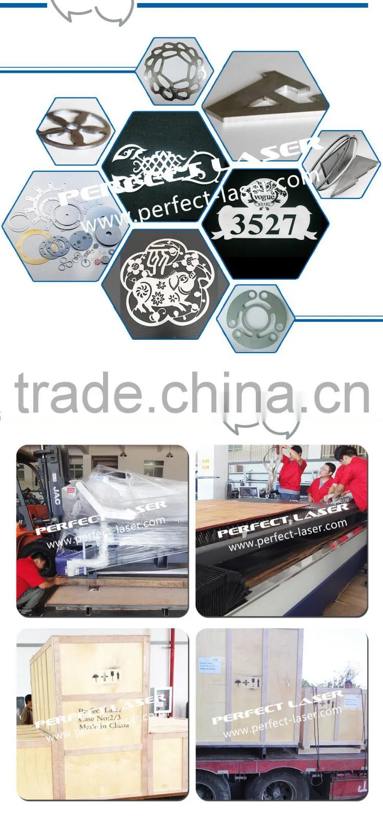 metal fridge magnet laser cutting machine 300W