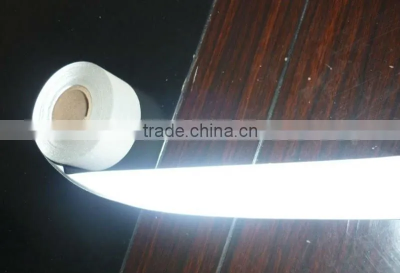 Cotton polyester retro reflective fabric tape for safety garment