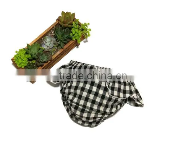 Flower Design Bloomer Grids Baby Shorts Diaper Toddler Infant Cotton Garments