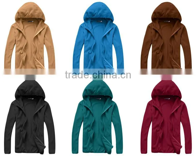 Customize Blank unisex Slim Fit fleece jacket wholesale polar fleece jacket with your own design logo