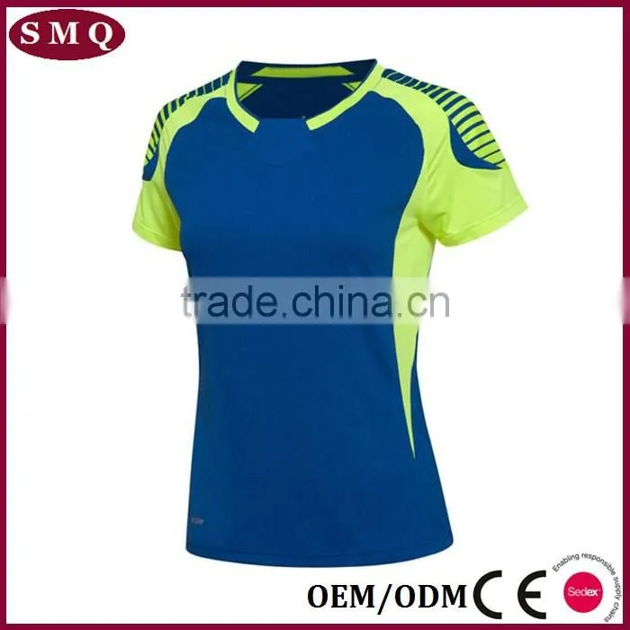 Wholesale High quality Fancy Dry Fit Polyester Sports Reglan T-Shirt