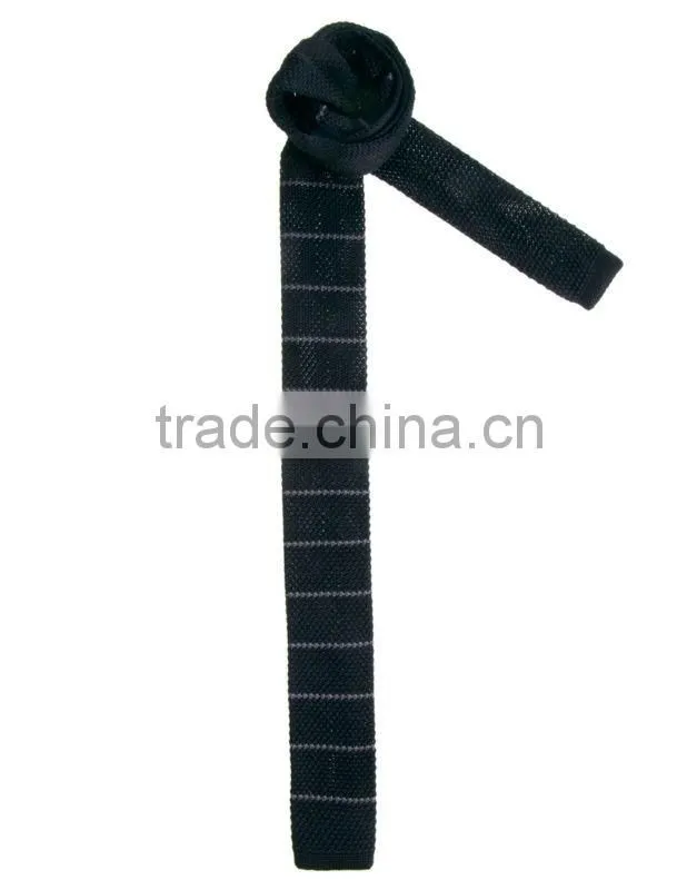 100% silk knit tie