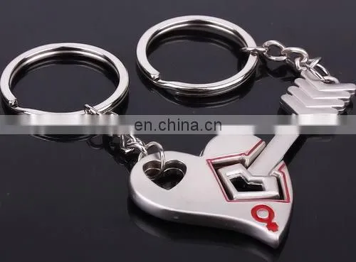 Fashion New Hot Selling Loving Rhinestone Dolphins Keychain Couple Valentine's Day Gift