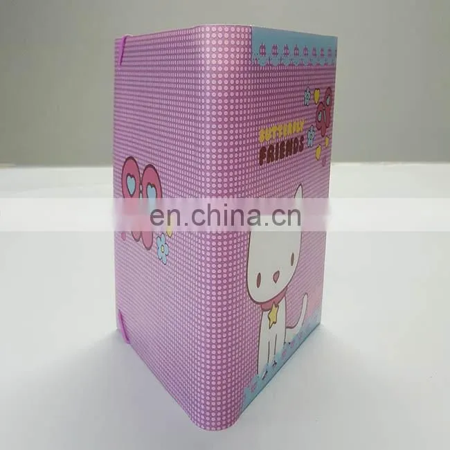 Fashion journal cute diary spiral printing led light customized logo notebook for kid