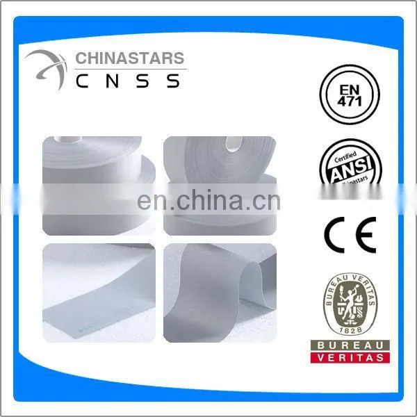 EN20471 high gloss reflective tape for clothing