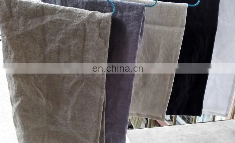 high quality linen/cotton printing /vintage tea towels in white color