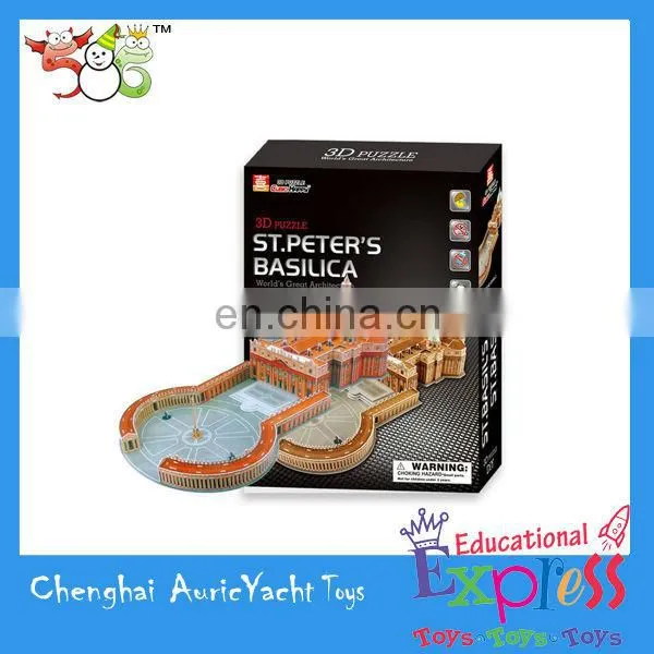 eiffel tower model of paper,jigsaw puzzles for sale,paper puzzle games,3D puzzle for hardback Paris the Eiffel Tower ZH0904911