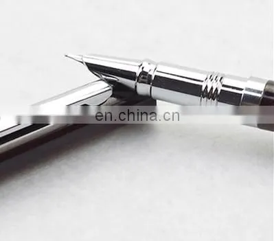 1Pcs/Lot Stainless steel metal pen business advertisement pen Pen office School Supplies