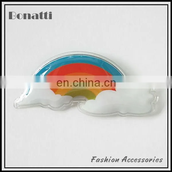 custom logo down feather clothing label