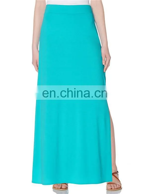 High quality maxi blank long skirt women