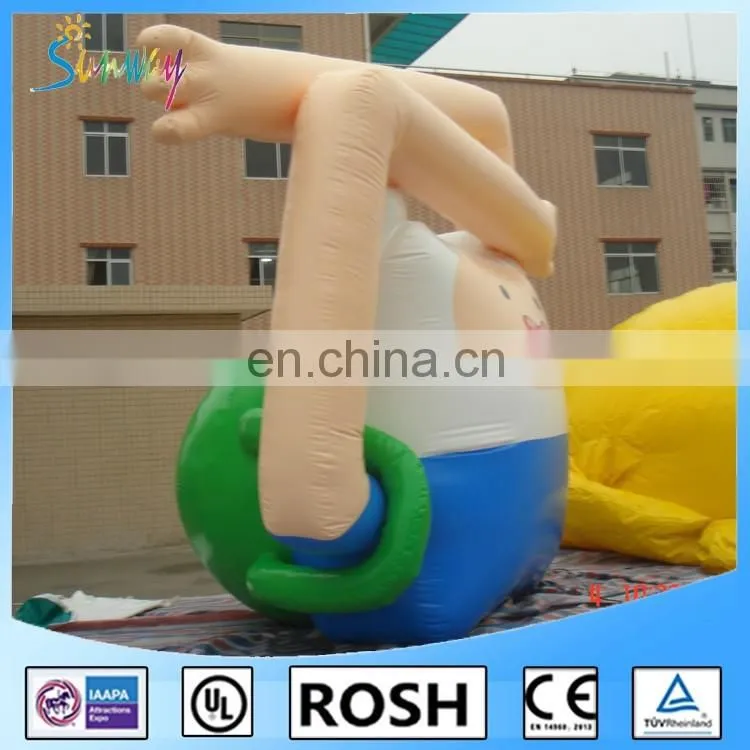 SUNWAY hot sale customized giant inflatable cartoon ,inflatable cartoon characters, custom inflatable model
