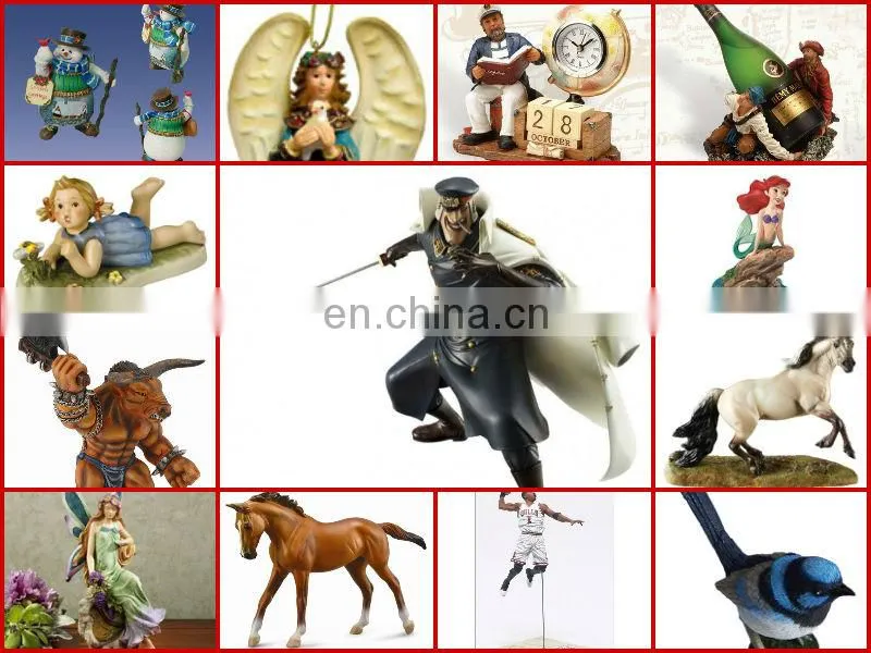customized bride and groom figurines with resin material
