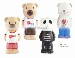 animal cartoon promotional plastic cute toothpick holder