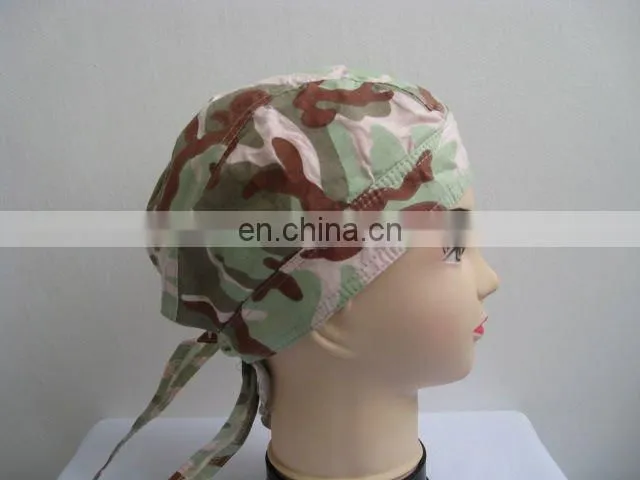 Active printed 100%cotton, bandana cap,pirate cap,doo-rag