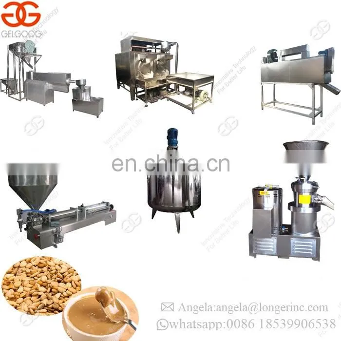 New Design Peanut Grinding Machine Sesame Paste Grinder Tahini Colloid Making Groundnut Butter Production Line