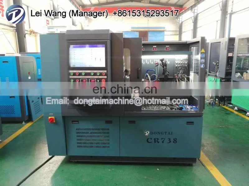 common rail pump and injector test bench cr738
