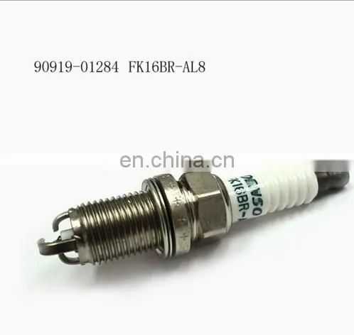 Auto parts iridium Spark Plug 90919-01284 FK16BR-AL8 For Japanese Car