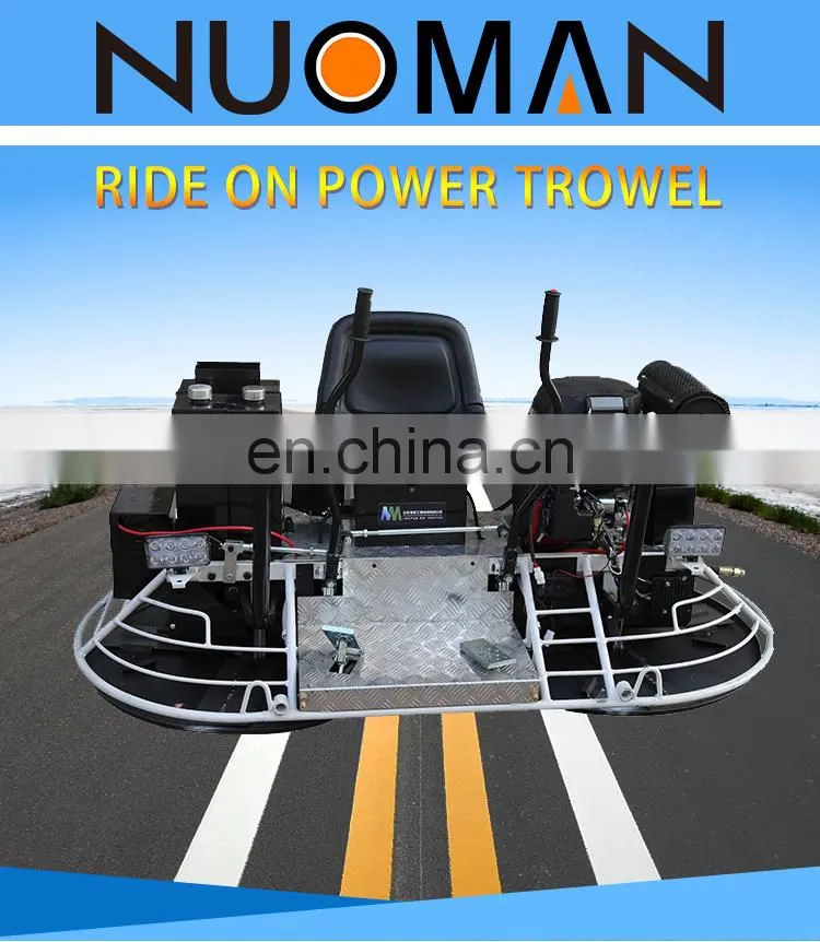 mini driving concrete ride on power trowel machine for sale