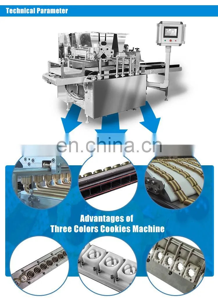 High Capacity High Configurations Wire Cutting Cookies Production Line