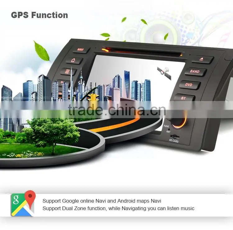 Erisin ES2053B 7" 4-Core Android 4.4.4 Car DVD Player E53 E39