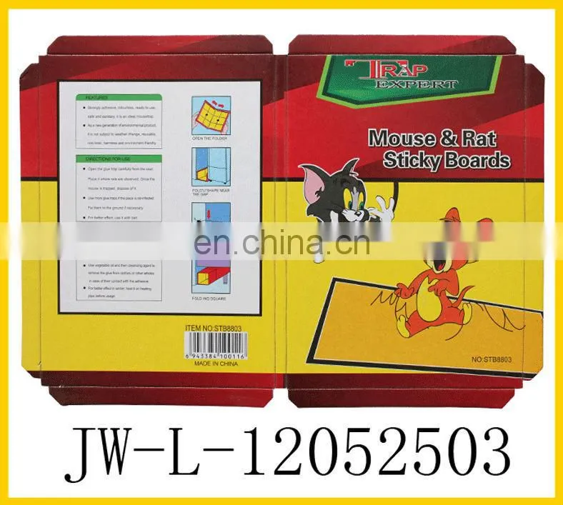 Nigeria Market Best-Selling Paper Mouse/rat catch plastic glue humane mouse trap