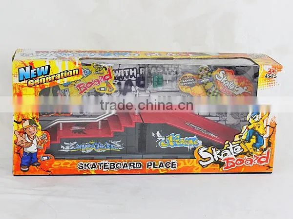 Cheap Combined Toy Finger Skate Skateboard With Ramp