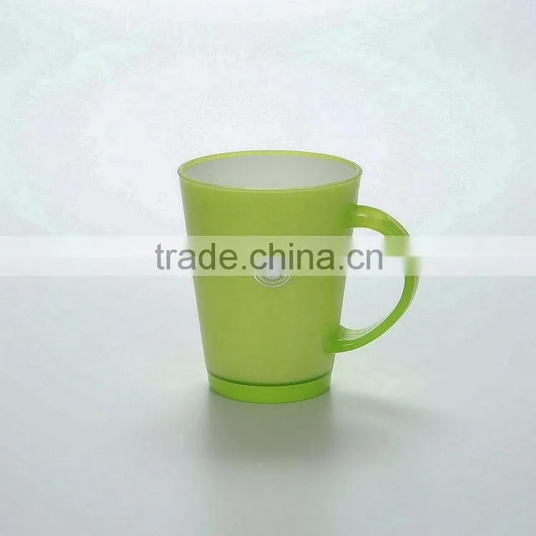 Reusable Cartoon Plastic Cups --Green
