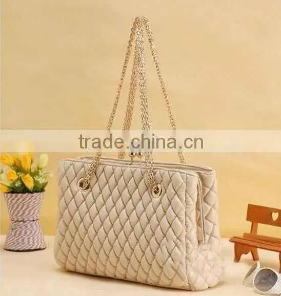 New fashion striping ladies handbag , elegant women's handbags