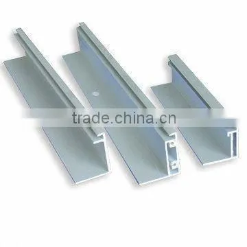 Best Selling Silver Anodized Extruded Aluminium Solar Rail