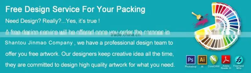 Custom printed plastic bags heat seal with zipper