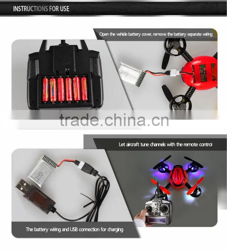 4CH 2.4G mini 4-Aexs Aerocraft With Video Camera 5 LED Lights jxd RC toys