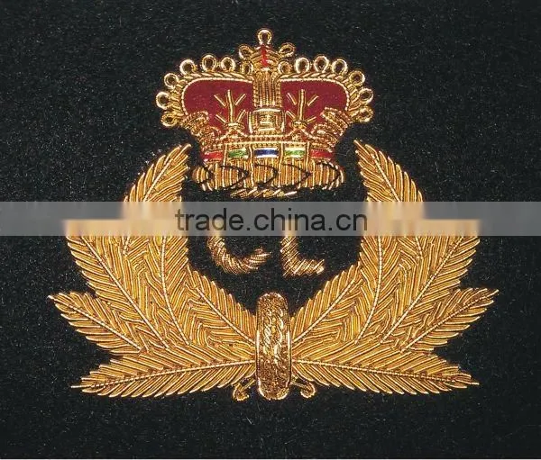 Emabroidred Blazer Bullion Hand Cap Fashion Club School Airline Badges