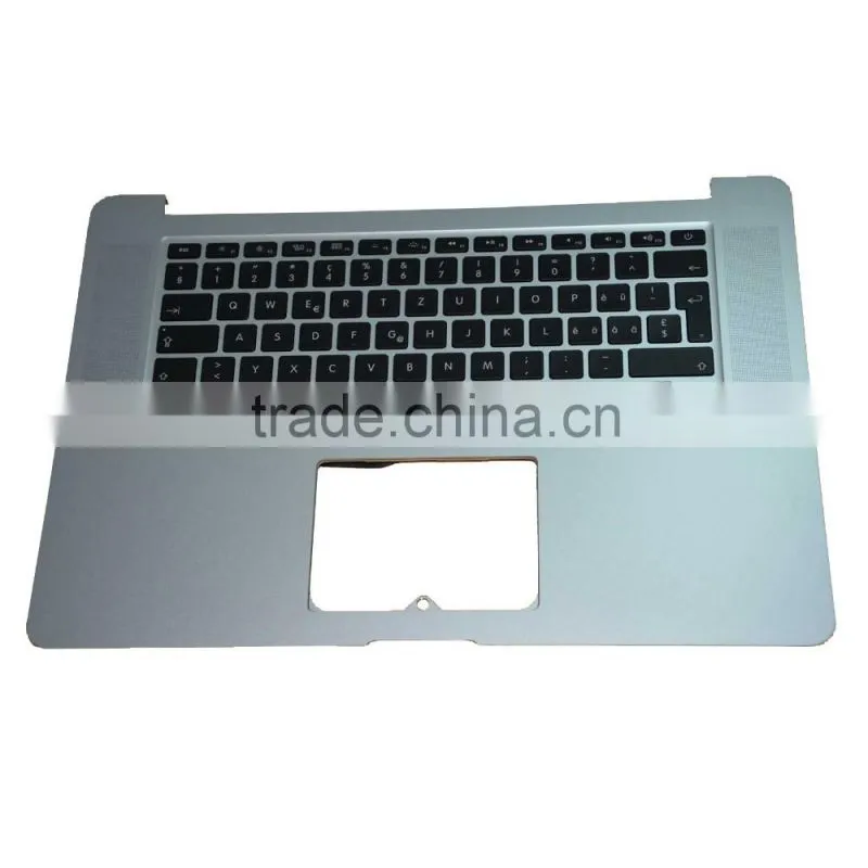 hot selling Top case with keyboard 2013 Swiss Layout For Apple MacBook Pro retina A1398