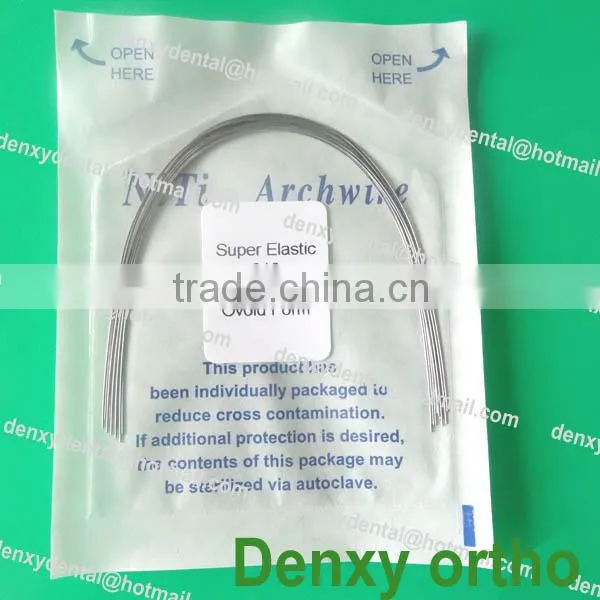 Niti dental wire shape memory wire spool niti wires